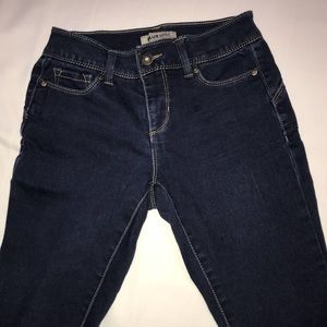 Dark blue skinny jeans